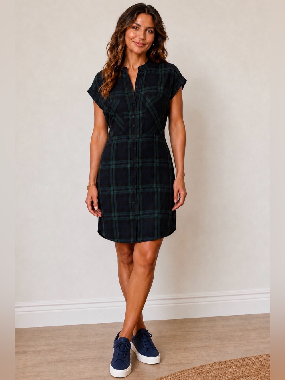 HOLDING HORSES Shirt Dress | Size Medium | NWOT/Never Worn